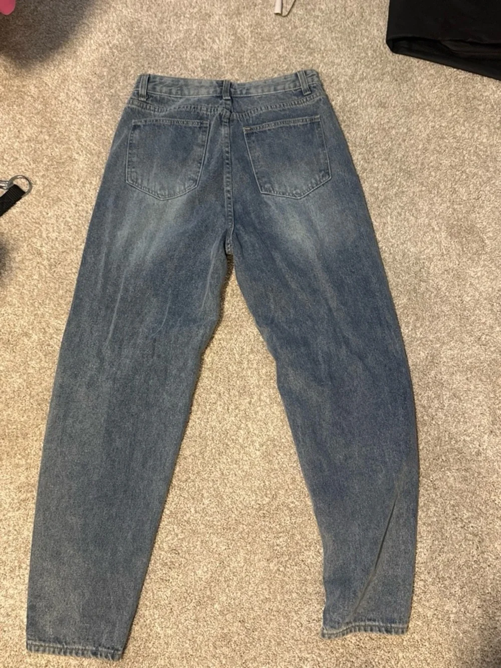 SHEIN Distressed Light Blue Boyfriend Jeans - Picture 2 of 3